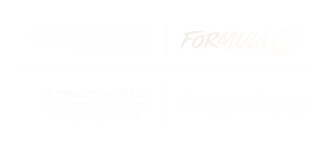 Formula E, Google Cloud, DS Penske, Hankook logo