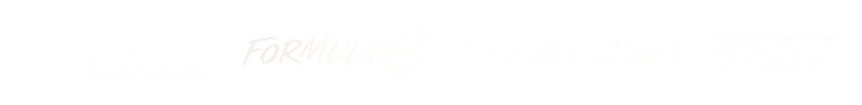 Formula E, Google Cloud, DS Penske, Hankook logo